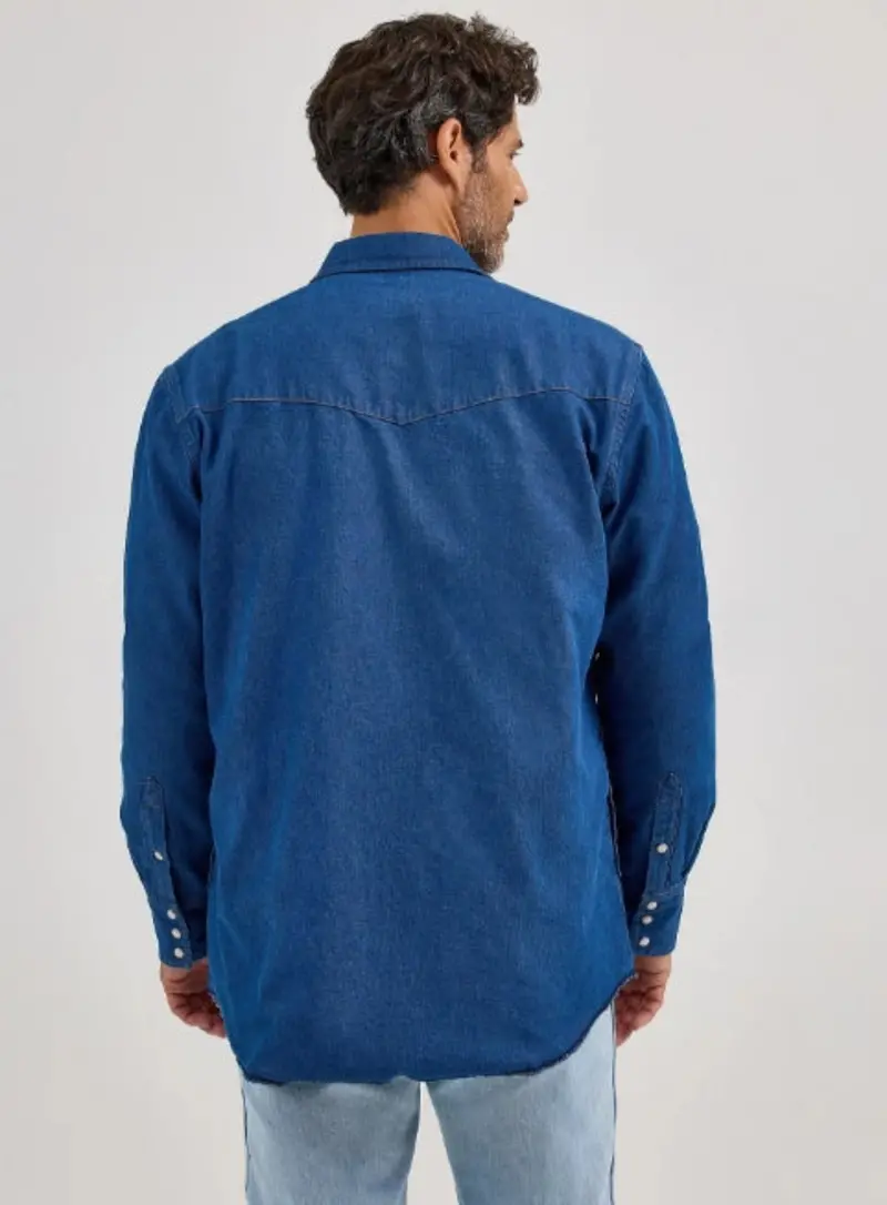 Wrangler Men's Cotton Flannel Lined Snap-Up Shirt Jac 5