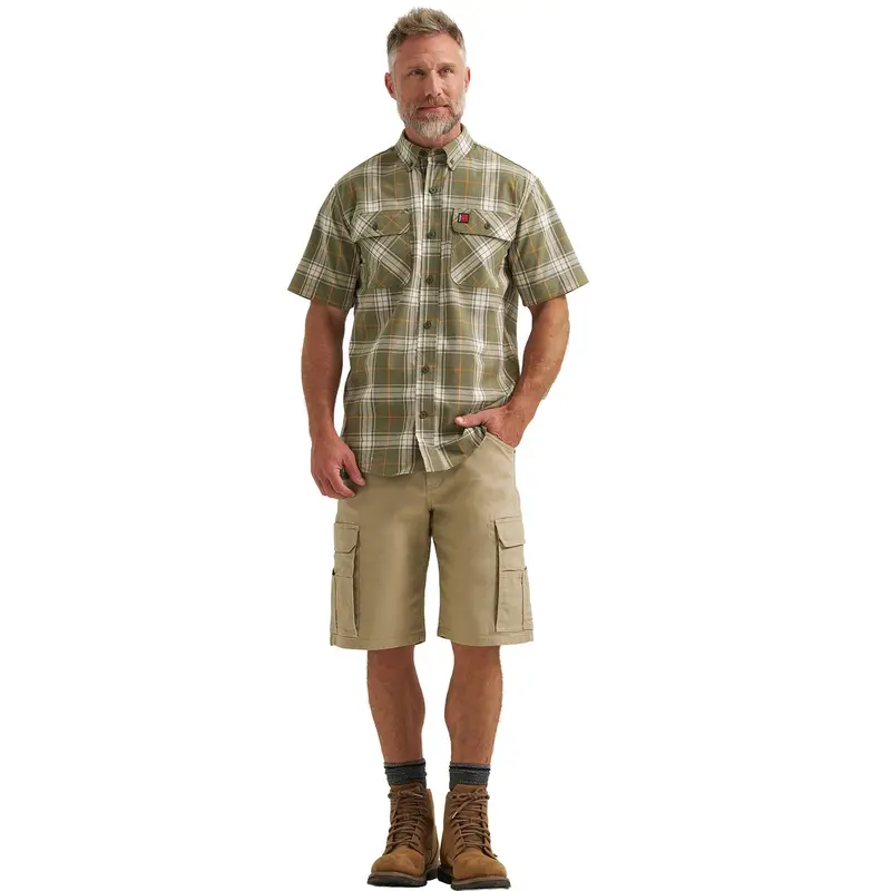 Wrangler Men's Riggs Workwear® Foreman Plaid Work Shirt 7