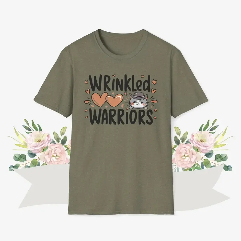 Wrinkled Warriors Cotton Men Tee 12
