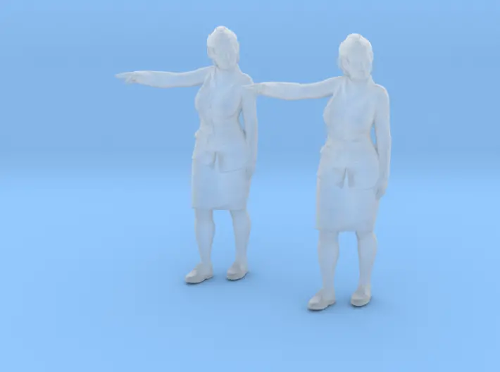 Ww Ii Wac Standing Pointing 2