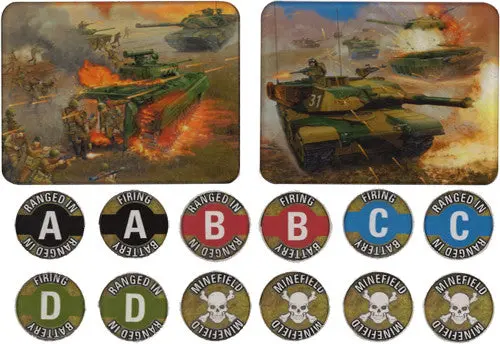 Wwiii Team Yankee: Mission Token Set 1