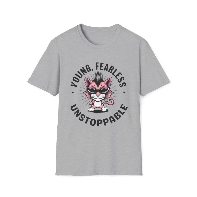Young Fearless Unstoppable Cotton Men Tee 2