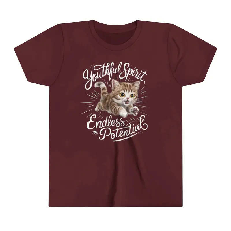 Youthful Spirit Endless Potential Youth Heavy Cotton T-Shirt 2