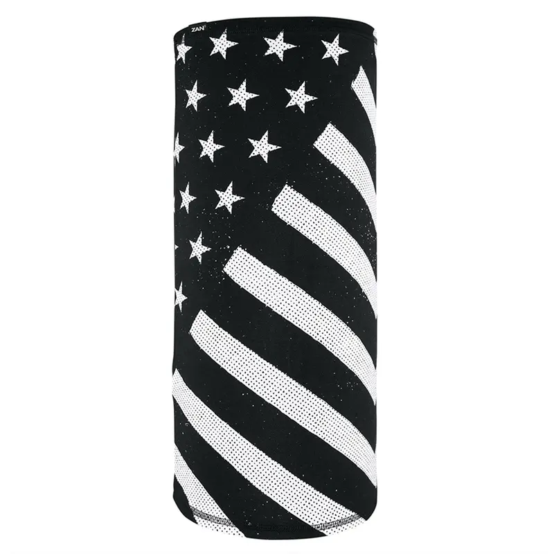 Zan Headgear Motley Tube® Sportflex® Upf50+_Black/White Flag 1
