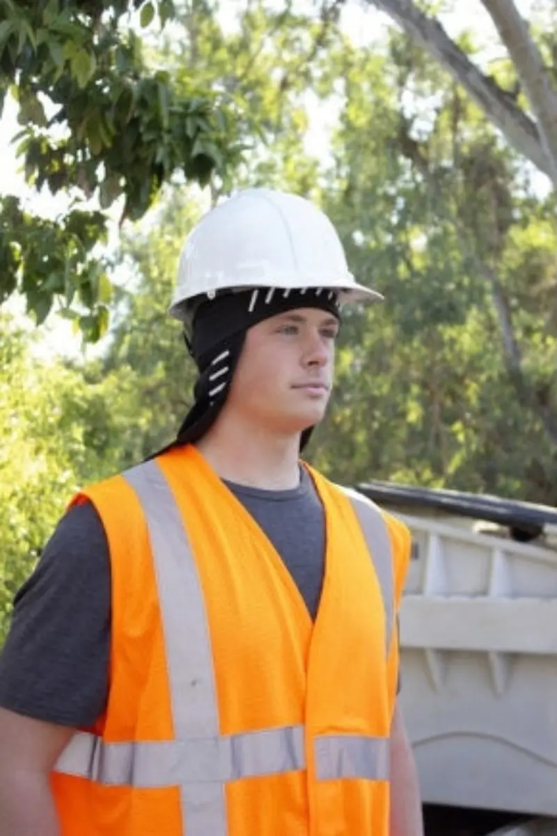 Zan Headgear Sportflex Hard Hat Liner W/ Neck Shield 2