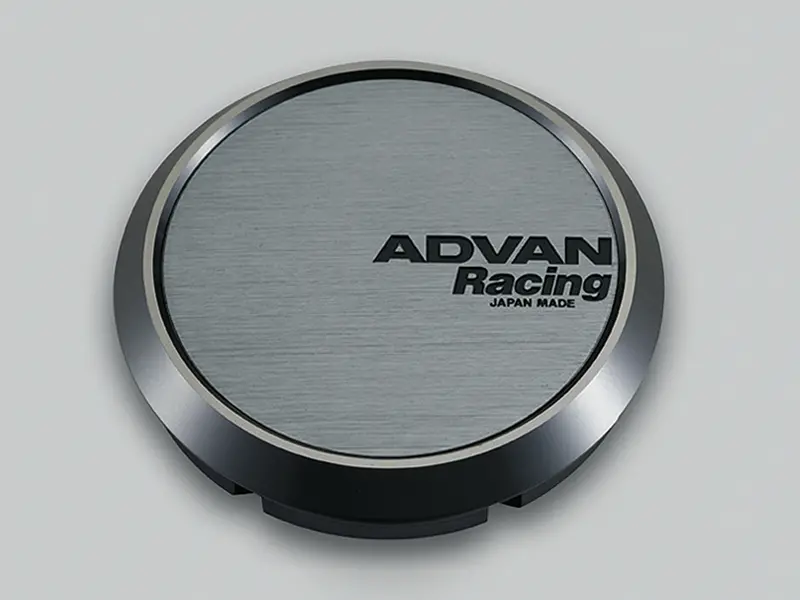 Advan 63Mm Flat Center Cap – Hyper-Black Anodized Finish For Aftermarket Wheels 1