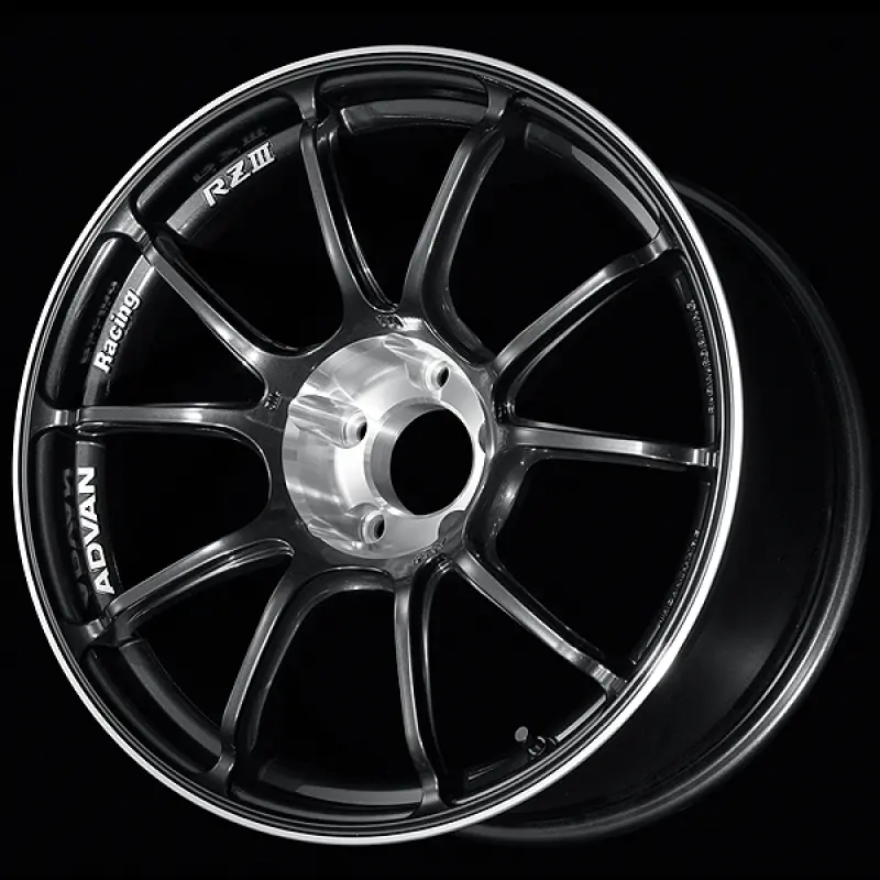 Advan Rz-Iii 18X10.5 Inch Forged Wheel – +25Mm Offset, 5X114.3 Bolt Pattern, 73Mm Hub Bore, Black Gunmetal With Diamond-Cut Face 1