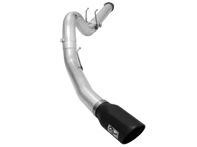 Afe Atlas 5-Inch Dpf-Back Exhaust System For 2015 Ford 6.7L Power Stroke Diesel – Aluminized Steel With Black Tip 1