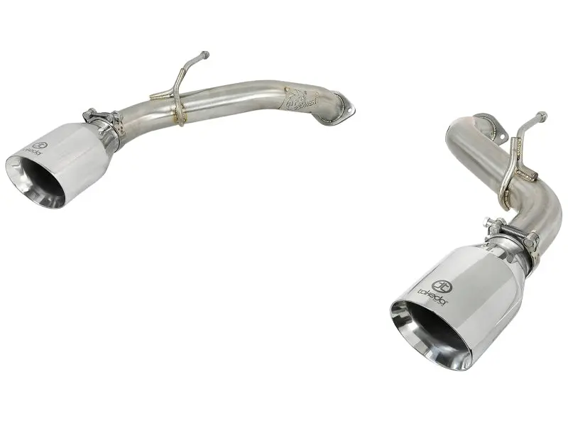 Afe Power Takeda Axle-Back Exhaust System For 2017–2019 Infiniti Q60 3.0L V6 Twin-Turbo – 2.5-Inch 304 Stainless Steel With Polished Tips 1
