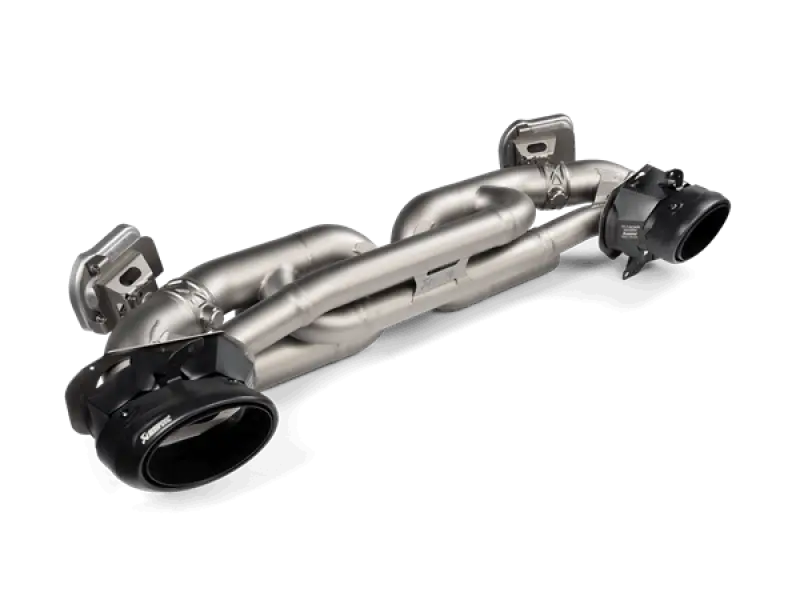 Akrapovič Titanium Rear Tailpipe Set For 2020–2021 Porsche 911 Turbo & Turbo S (992) – Matte Black Finish 1