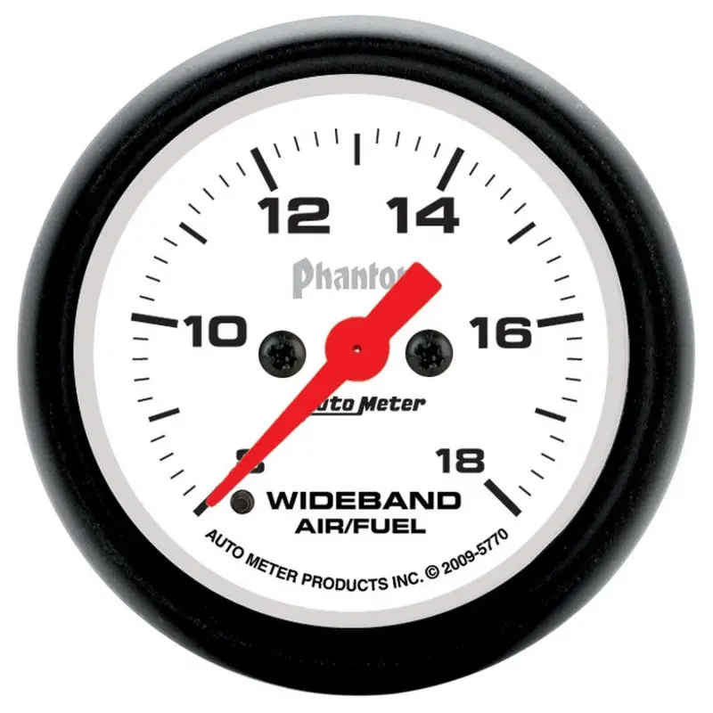 Autometer Wideband Air/Fuel Ratio Gauge – 2-1/16" Full-Sweep Analog Electric Meter 1