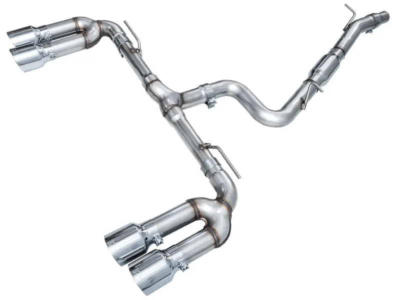 Awe Track Edition Exhaust System For 2022–2024 Audi 8Y S3 – Chrome Silver Tips, Performance-Tuned 1