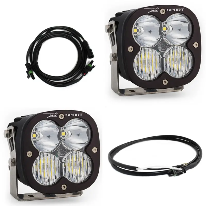 Baja Designs Xl Sport Led Light Kit For Jeep Jl/Jt Rubicon Steel Bumper – Includes Upfitter Switch Harness 1