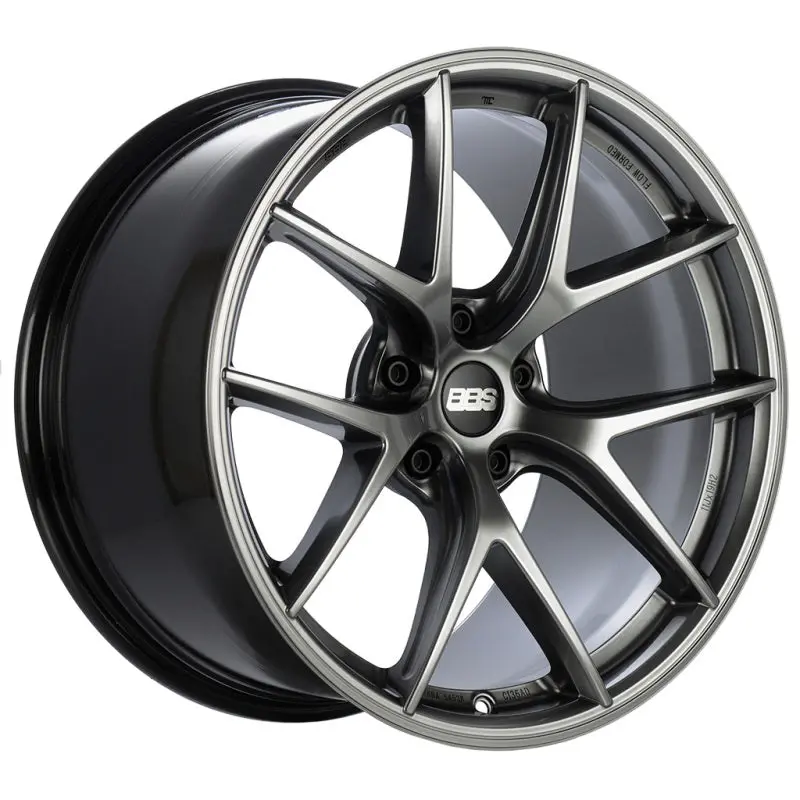 Bbs Ci-R Forged Alloy Wheel – 20X10", Et39.5, Gloss Diamond Black Finish, Face 3 Design 1