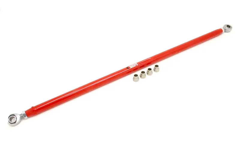 Bmr Chrome-Moly Panhard Rod – Double-Adjustable Rod Ends For 2005–2014 Ford Mustang S197, Finished In Red 1