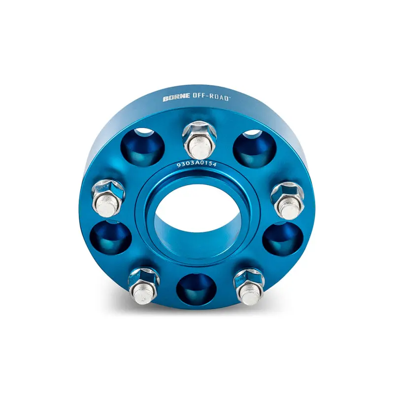 Borne Off-Road Blue Wheel Spacers – 5X127 Bolt Pattern, 45Mm Thickness, 71.6Mm Hub Bore, M14 Thread 1