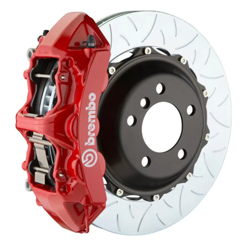 Brembo 07-14 Escalade/Esv/Ext Rr Gt Bbk 4Pis Cast 2Pc 380X32 2Pc Rotor Slotted Type3-Red 1