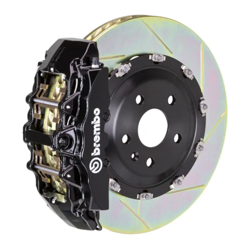 Brembo 15-16 Genesis Sedan 3.8/5.0 (Excl Awd) Fr Gt Bbk 6Pist Cast 380X34 2Pc Rtr Slot Type1-Black 1