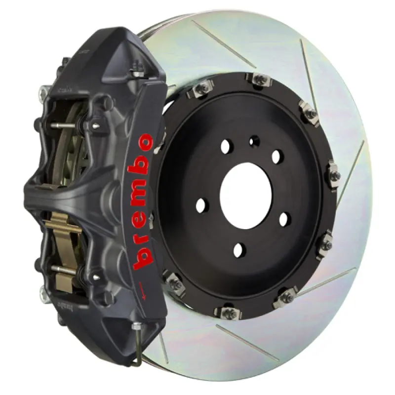 Brembo Front Gts Big Brake Kit – 6-Piston Calipers, 405X34Mm Two-Piece Slotted Rotors For Nissan Gt-R (2009–2011 & 2012+) 1