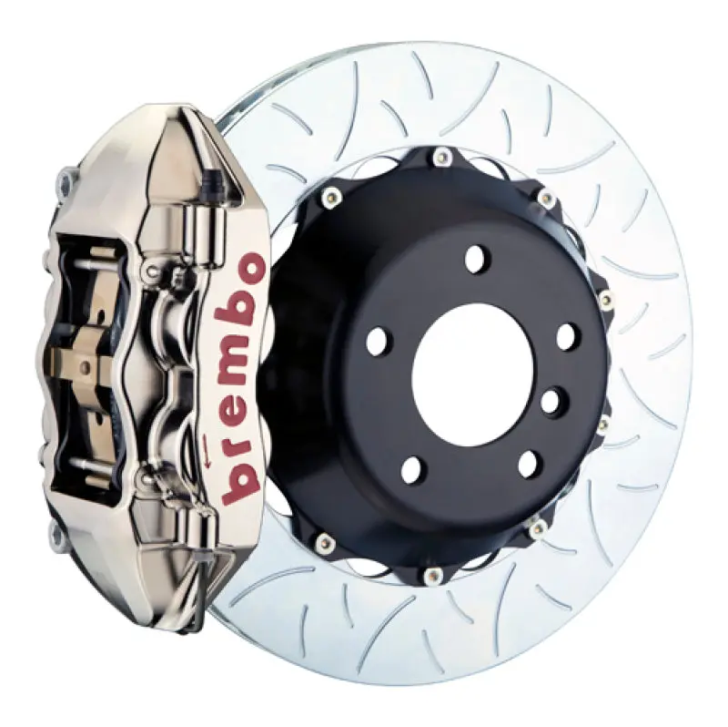 Brembo Gr86 Gtr Big Brake Kit – Rear, 4-Piston Calipers, 345X28Mm Two-Piece Slotted Rotors (Nickel-Coated) 1