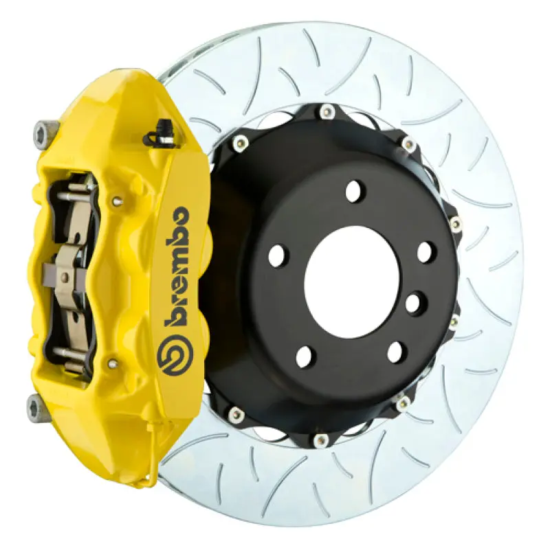 Brembo Gt Big Brake Kit For 2006–2013 Mercedes-Benz S63 Amg (W216) – Rear, 4-Piston Calipers, 380×28Mm Slotted 2-Piece Rotors (Yellow Calipers) 1