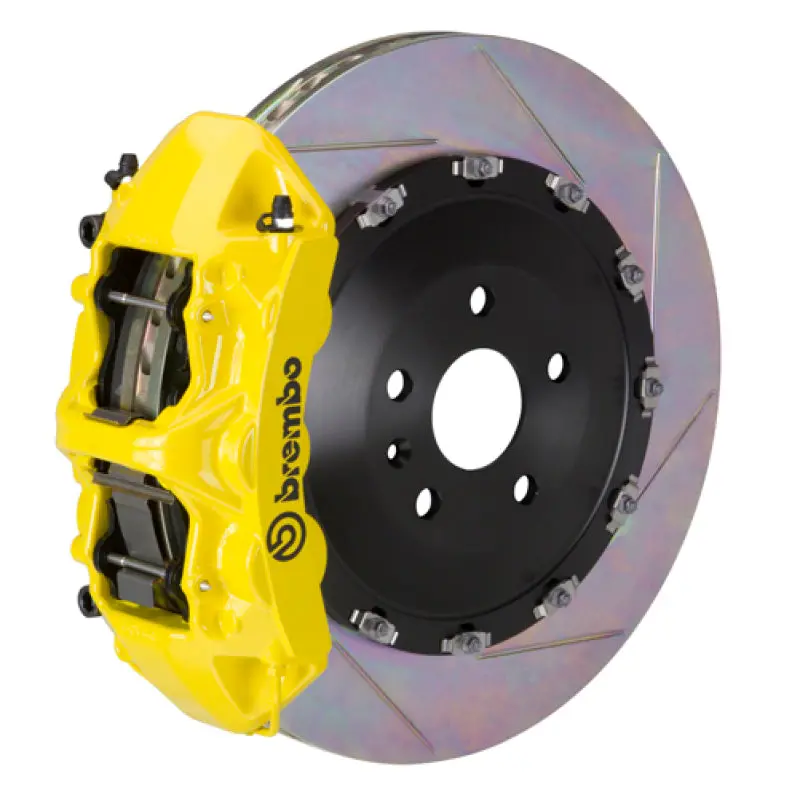Brembo Gt Big Brake Kit For 2023 Volkswagen Tiguan R (Mk2) – Front 6-Piston Calipers, 405X34Mm 2-Piece Rotors, Yellow Accents 1