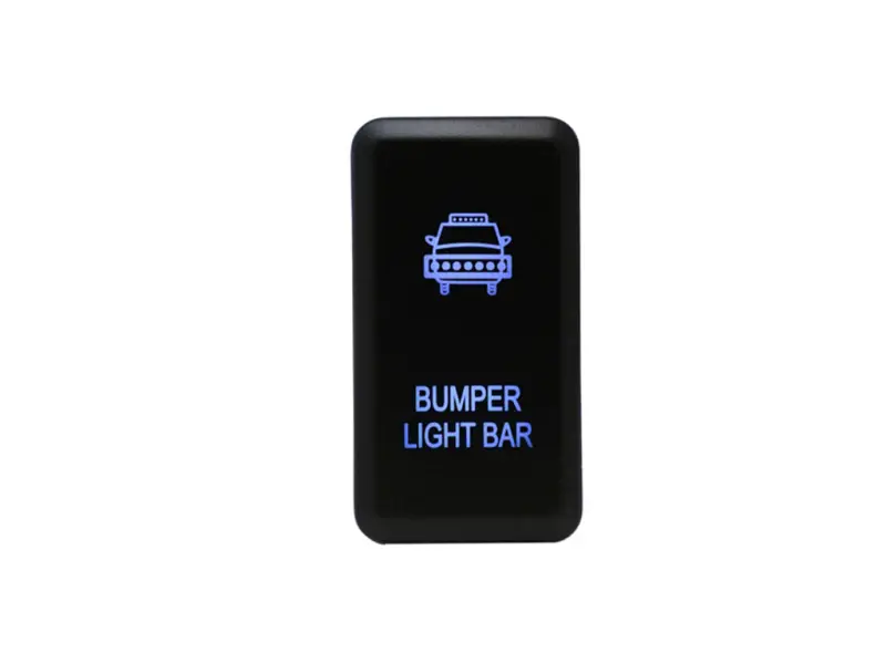 Cali Raised Oem-Style Bumper Light Bar Switch For Toyota Trucks (Tall Design, Blue Accent) 1
