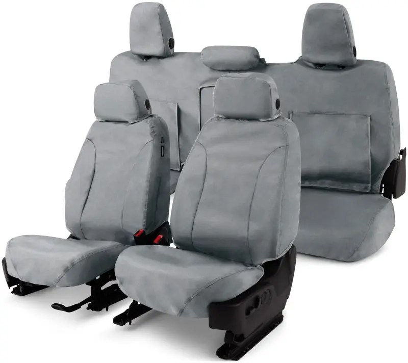 Covercraft 20-23 Subaru Outback Waterproof Polyester Seatsaver Custom Front Row Seat Covers - Grey 1