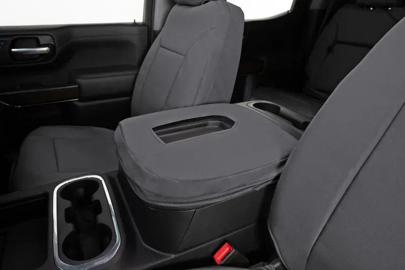 Covercraft Endura Precisionfit Seat Covers For 2021–2024 Ford Expedition – Front Row In Silver/Silver 2