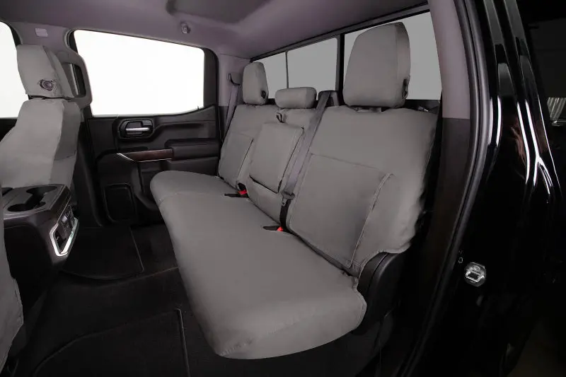 Covercraft Polycotton Seatsavers For 2019–2024 Toyota Rav4 – Custom-Fit Front Row Covers In Misty Grey 1