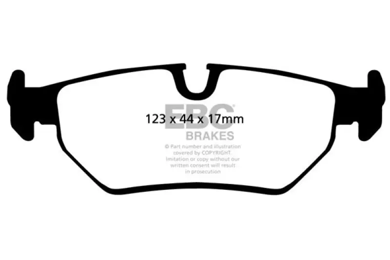 Ebc Greenstuff Rear Brake Pads – High-Performance Compound For 1993–1997 Aston Martin Db7 3.2L Supercharged 2