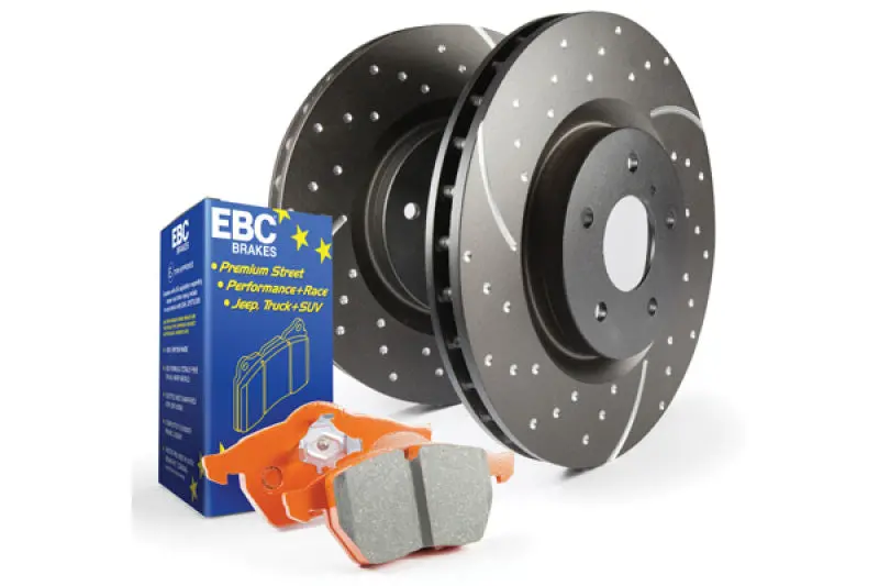 Ebc S8 Orangestuff Brake Pad And Gd Series Rotor Kit 1