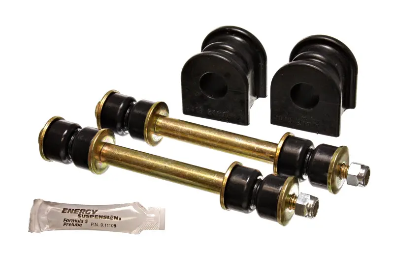 Energy Suspension 21Mm Black Rear Sway Bar Bushing Kit 1