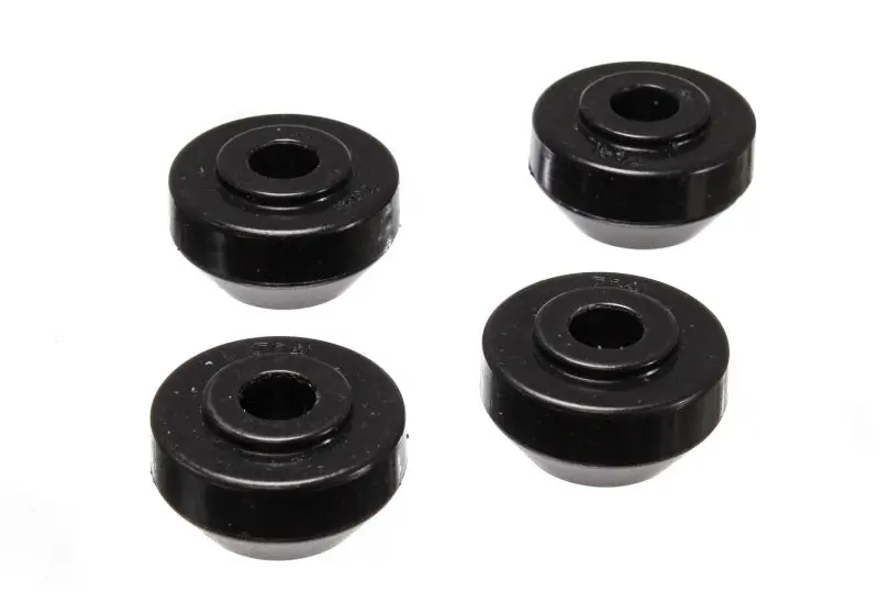 Energy Suspension Front Strut Rod Bushings For 1972–1979 Ford Crown Victoria & Thunderbird – Black Rubber Set 1