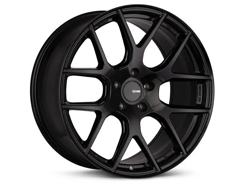 Enkei Xm-6 Gloss Black Alloy Wheel — 18X8 Inches, 5X120 Bolt Pattern, 40Mm Offset, 72.6Mm Hub Bore 1
