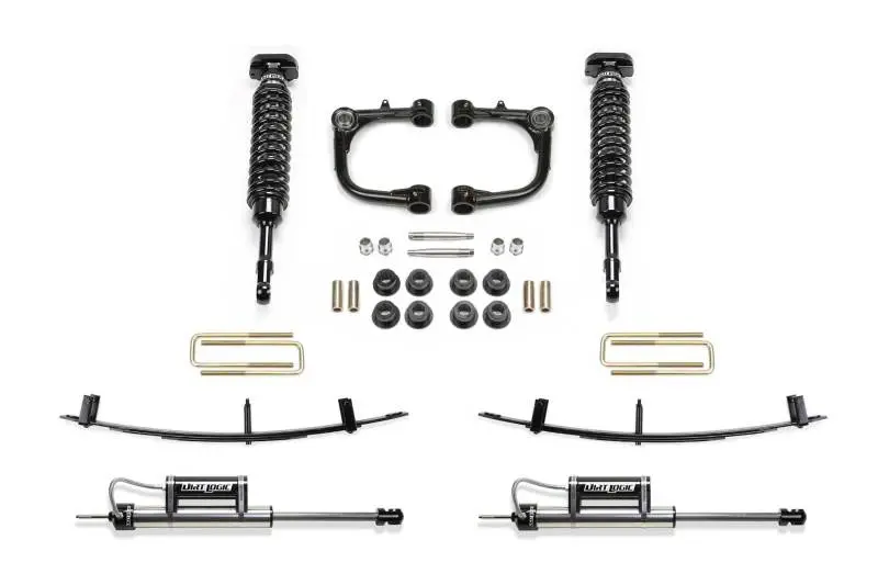 Fabtech 3-Inch Upper Control Arm System With Dual-Rate Coilovers & Rear Leaf Pack (2015–2021 Toyota Tacoma) 1