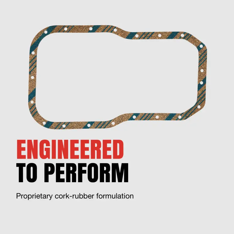 Fel-Pro Permadry Molded Rubber Oil Pan Gasket Set For Chrysler Pt Cruiser (Part #Os30701R) 2