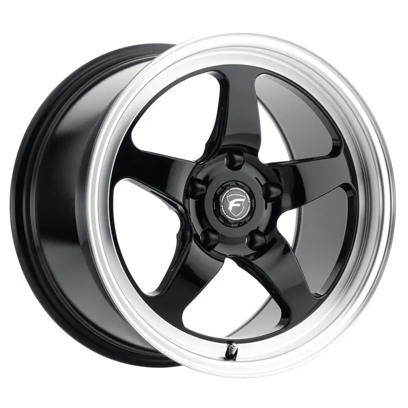 Forgestar D5 Drag 17X10 / 5X139.7 Bp / Et38 / 7.0In Bs Gloss Black Wheel 1