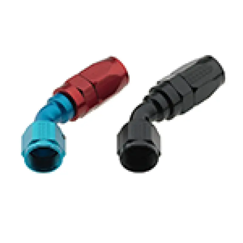 Fragola -16An 45° Pro-Flow Hose Fitting – Black Anodized Aluminum 1