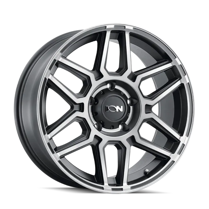 Ion Type 146 Matte Black Wheel – 20X9", 6X139.7 Bolt Pattern, 18Mm Offset, 106Mm Hub Bore, Machined Dart Tint Finish 2