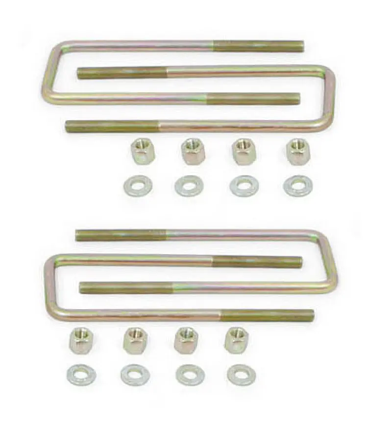 Maxtrac Rear U-Bolt Set For 2-Inch Lift Blocks (10" × 2.625" × 9/16", Qty 4) 1
