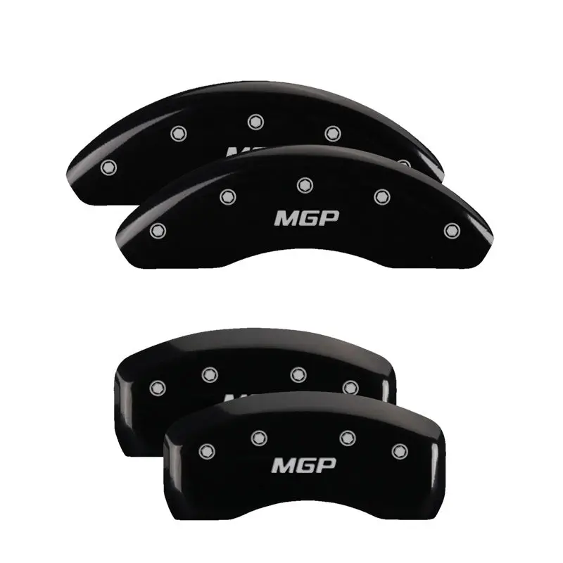 Mgp 4 Caliper Covers Engraved Front Acura Engraved Rear Mdx Black Finish Silver Ch 1