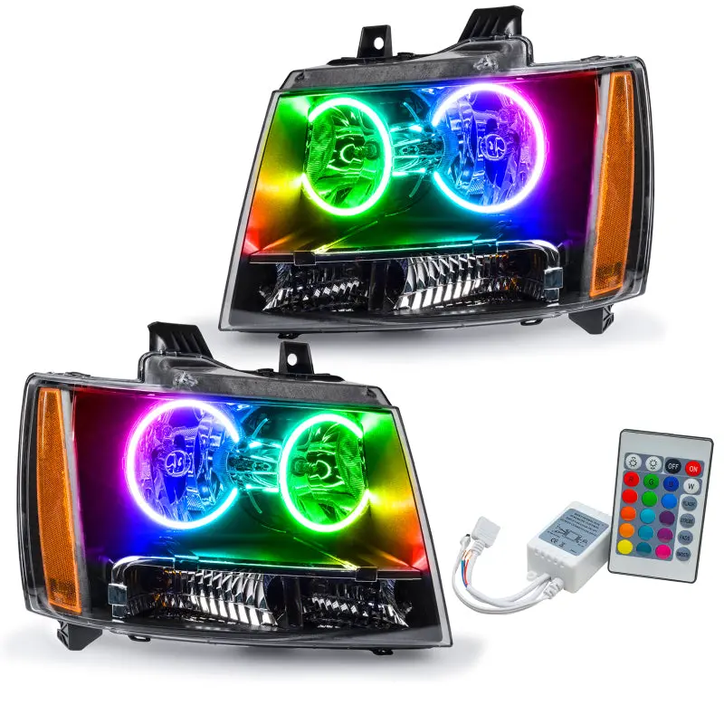 Oracle Colorshift Led Headlight Kit For 2007–2014 Chevrolet Tahoe – Smd-Based With Simple Controller And Warranty Coverage 1