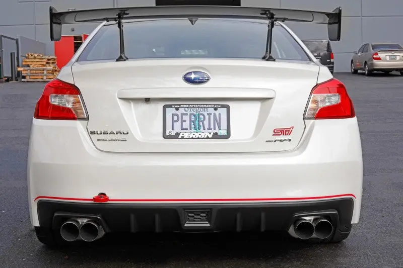 Perrin Rear Tow Hook Kit – Red-Anodized Hardware For 2015–2019 Subaru Wrx & Sti Models 2