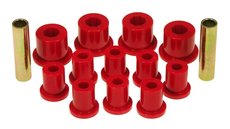 Prothane Red Polyurethane Spring And Shackle Bushings For 1970–1974 Amc Amx & Javelin 1