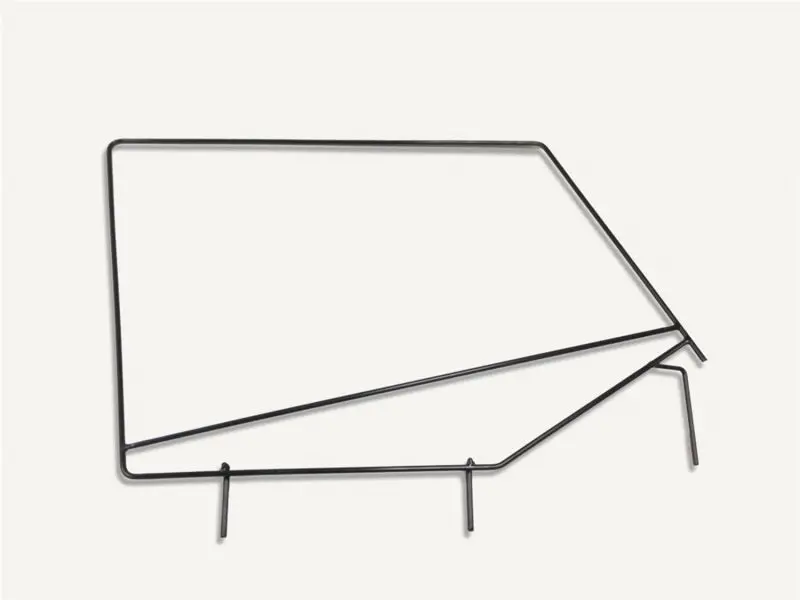 Rampage 1987-1995 Jeep Wrangler(Yj) Window Frame Only - Black 1