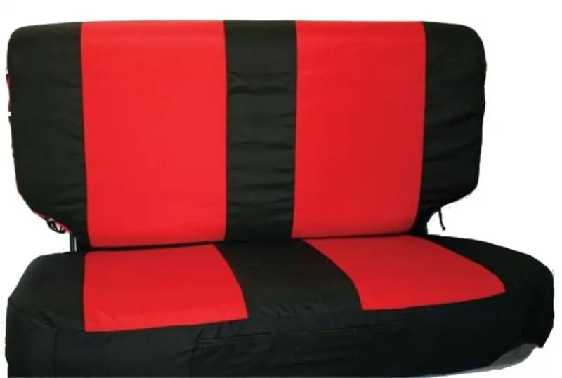 Rampage 1997-2002 Jeep Wrangler(Tj) Comfort Combo Seat Covers - Black/Grey 1