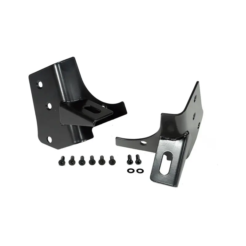 Rugged Ridge Black Windshield Hinge Light Brackets For 1997–2006 Jeep Wrangler Tj 2