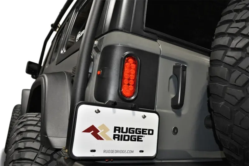 Rugged Ridge Flush-Mount Tail Lights – Black Pair For 2018–2024 Jeep Wrangler Jl/Jlu 2