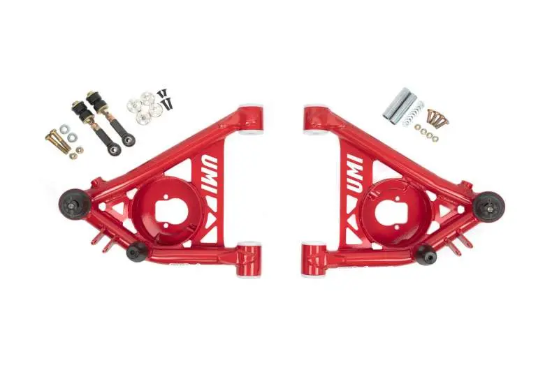 Umi Performance Tubular Front Lower A-Arms With Delrin Bushings For 1978–1988 G-Body & S10 1